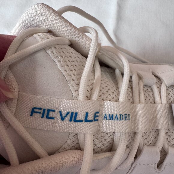 Fitville Amadeus White w/Blue Tennis/Running Athletic Shoes Size 9.5 EW main image 10